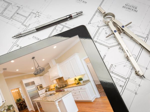 Contemporary open plan interior
